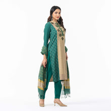 Load image into Gallery viewer, Womens Ethnic Green 3-Piece Set
