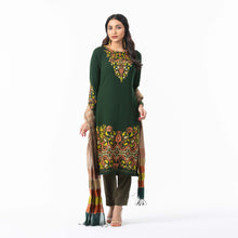 Load image into Gallery viewer, Womens Ethnic Green 3-Piece Set
