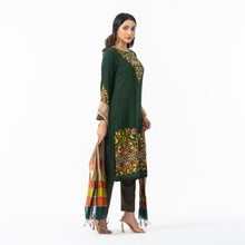 Load image into Gallery viewer, Womens Ethnic Green 3-Piece Set
