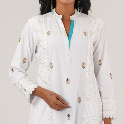 Womens White Three Piece Set