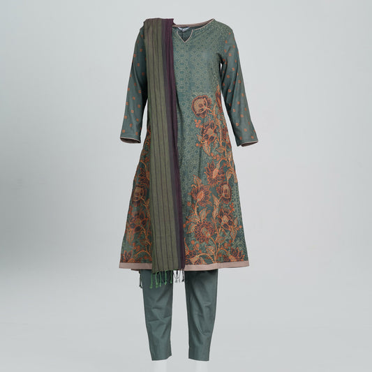 Womens Green Three-Piece Set