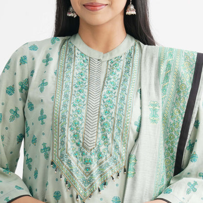 Women’s Green Three-Piece Set