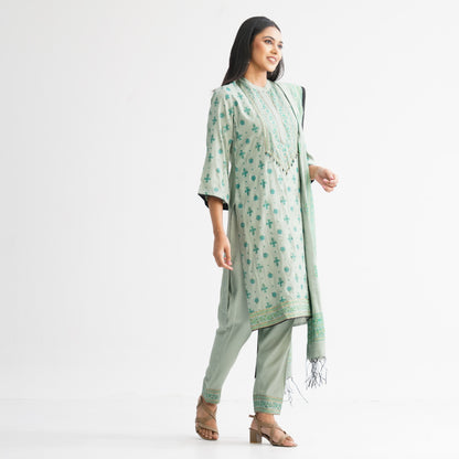 Women’s Green Three-Piece Set