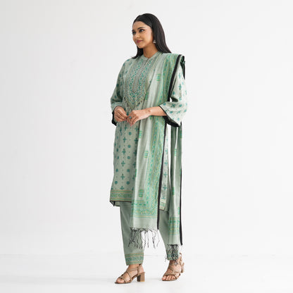 Women’s Green Three-Piece Set