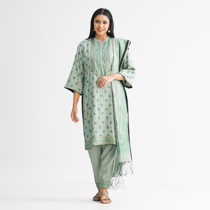 Women’s Green Three-Piece Set