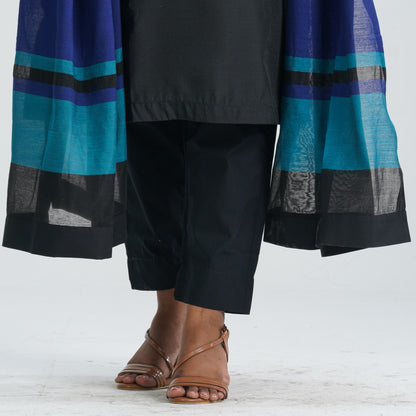 Women Half Silk Three Piece Set