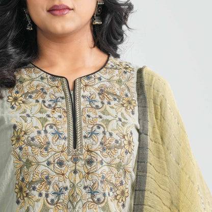 Women Cotton Three Piece Set