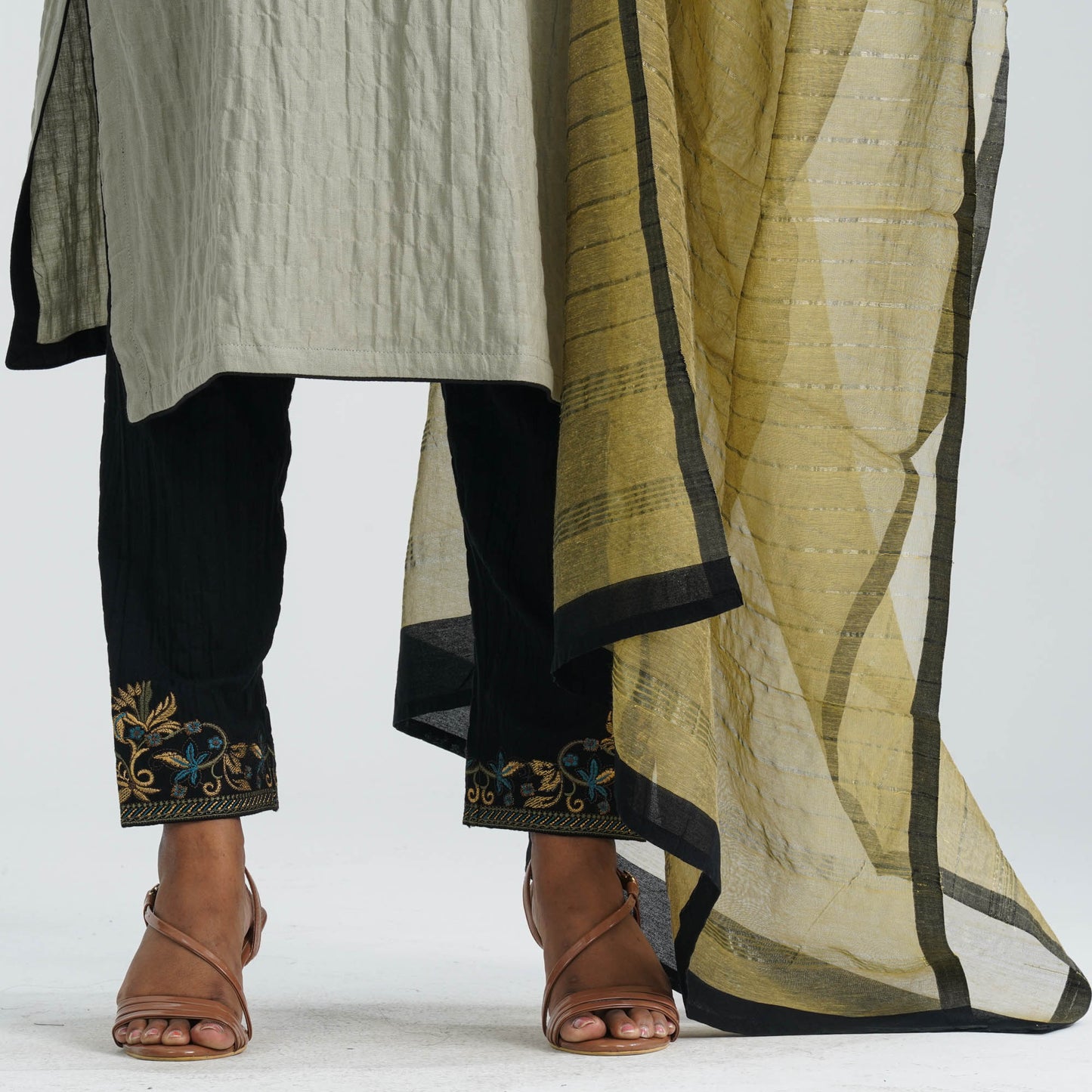 Women Cotton Three Piece Set