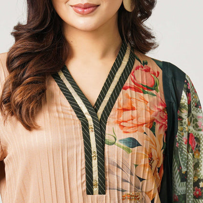 Women’s Georgette Sequin Three Piece Set