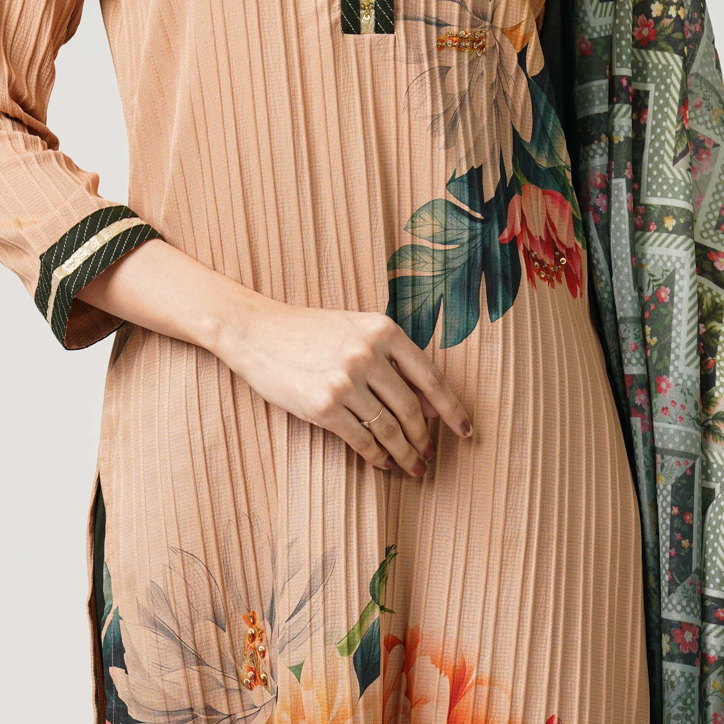 Women’s Georgette Sequin Three Piece Set