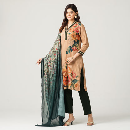 Women’s Georgette Sequin Three Piece Set