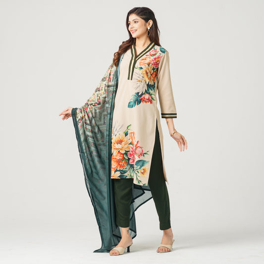 Women’s Georgette Sequin Three Piece Set