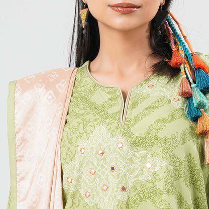 Women’s Blended Silk Three Piece Set