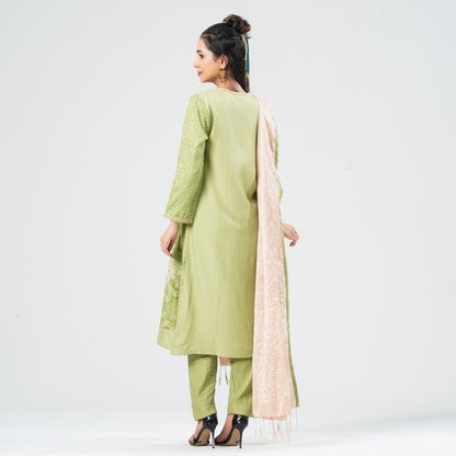 Women’s Blended Silk Three Piece Set