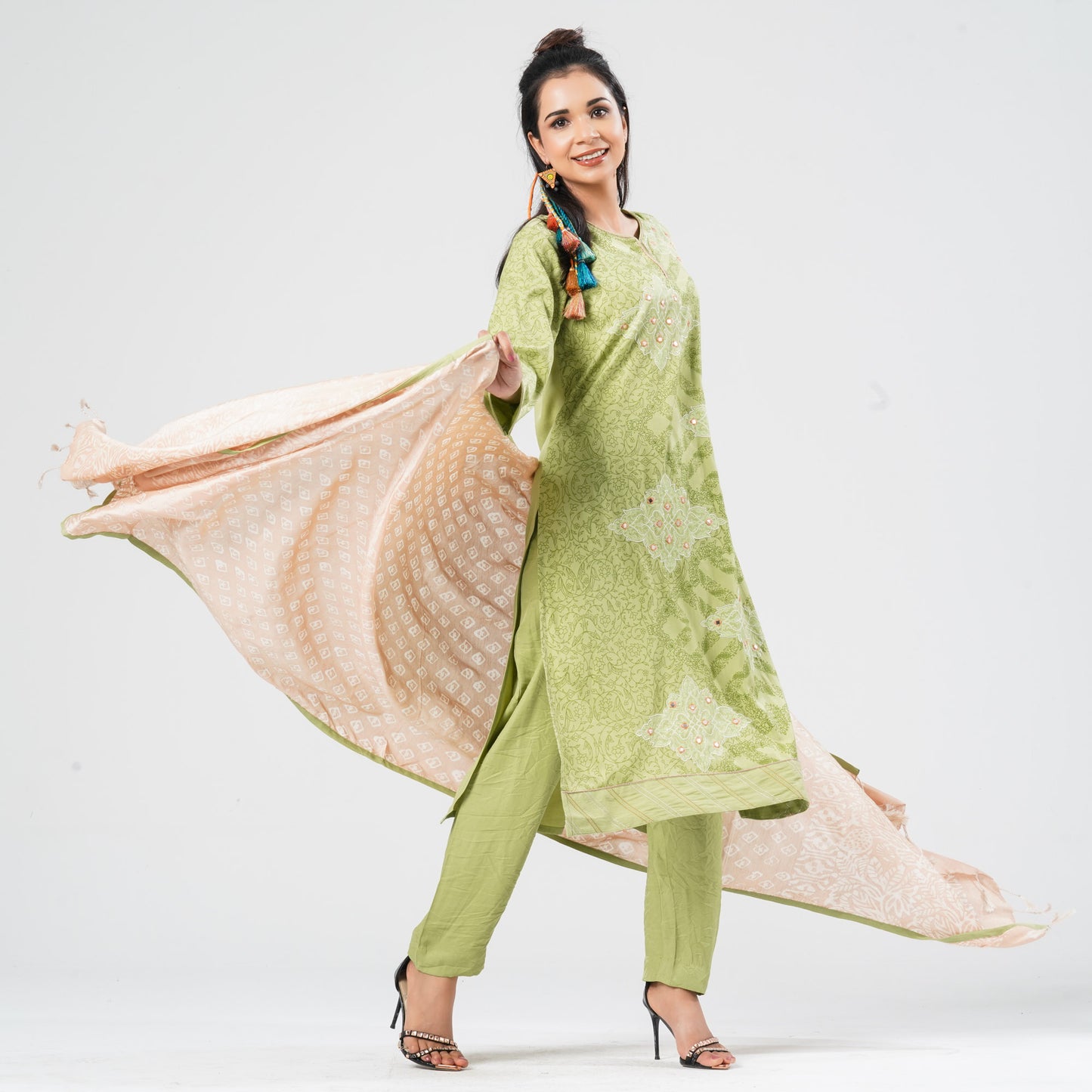 Women’s Blended Silk Three Piece Set