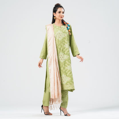 Women’s Blended Silk Three Piece Set