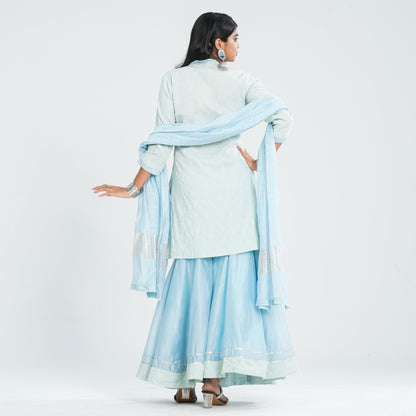 Women’s Cotton & Half Silk Three Piece Set