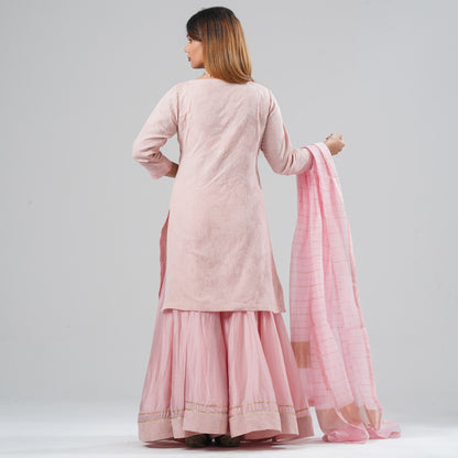 Women’s Cotton & Half Silk Three Piece Set