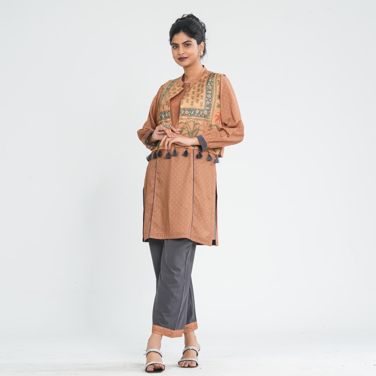 Women’s Blended Cotton Three Piece Set