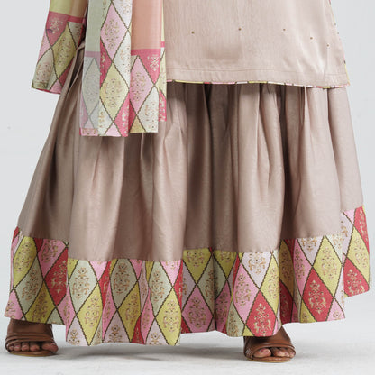 Women’s Beige Three Piece Set