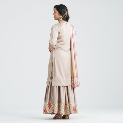 Women’s Beige Three Piece Set