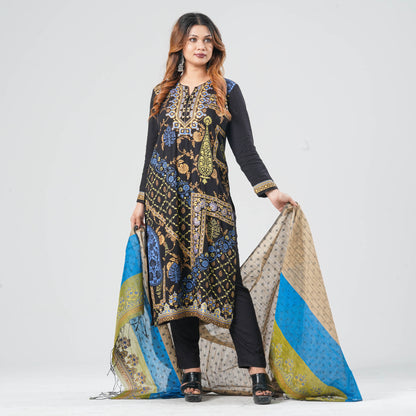 Women Viscose Three Piece Set