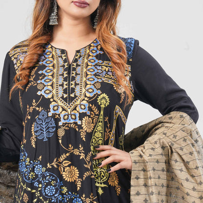 Women Viscose Three Piece Set