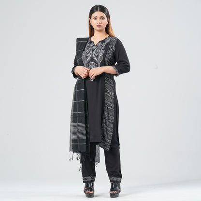 Women Viscose Three Piece Set