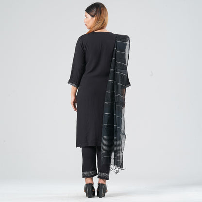 Women Viscose Three Piece Set