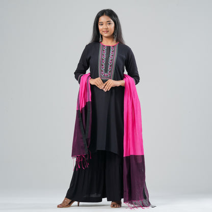 Women Cotton Three Piece Set