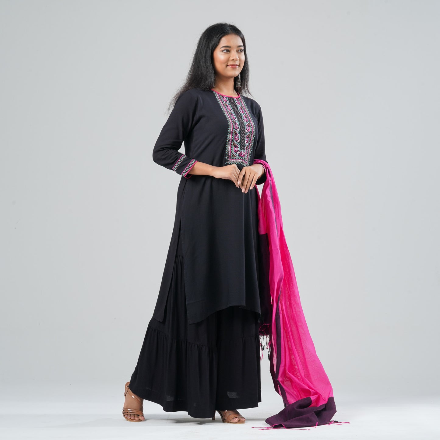 Women Cotton Three Piece Set