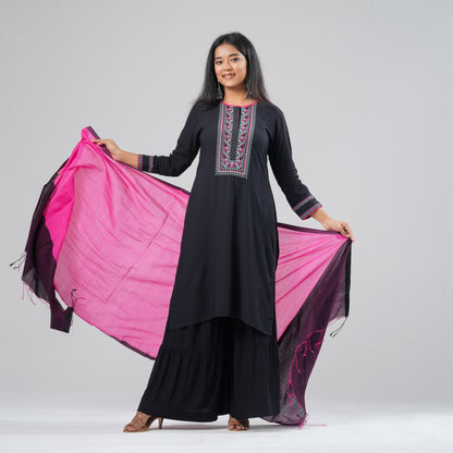 Women Cotton Three Piece Set