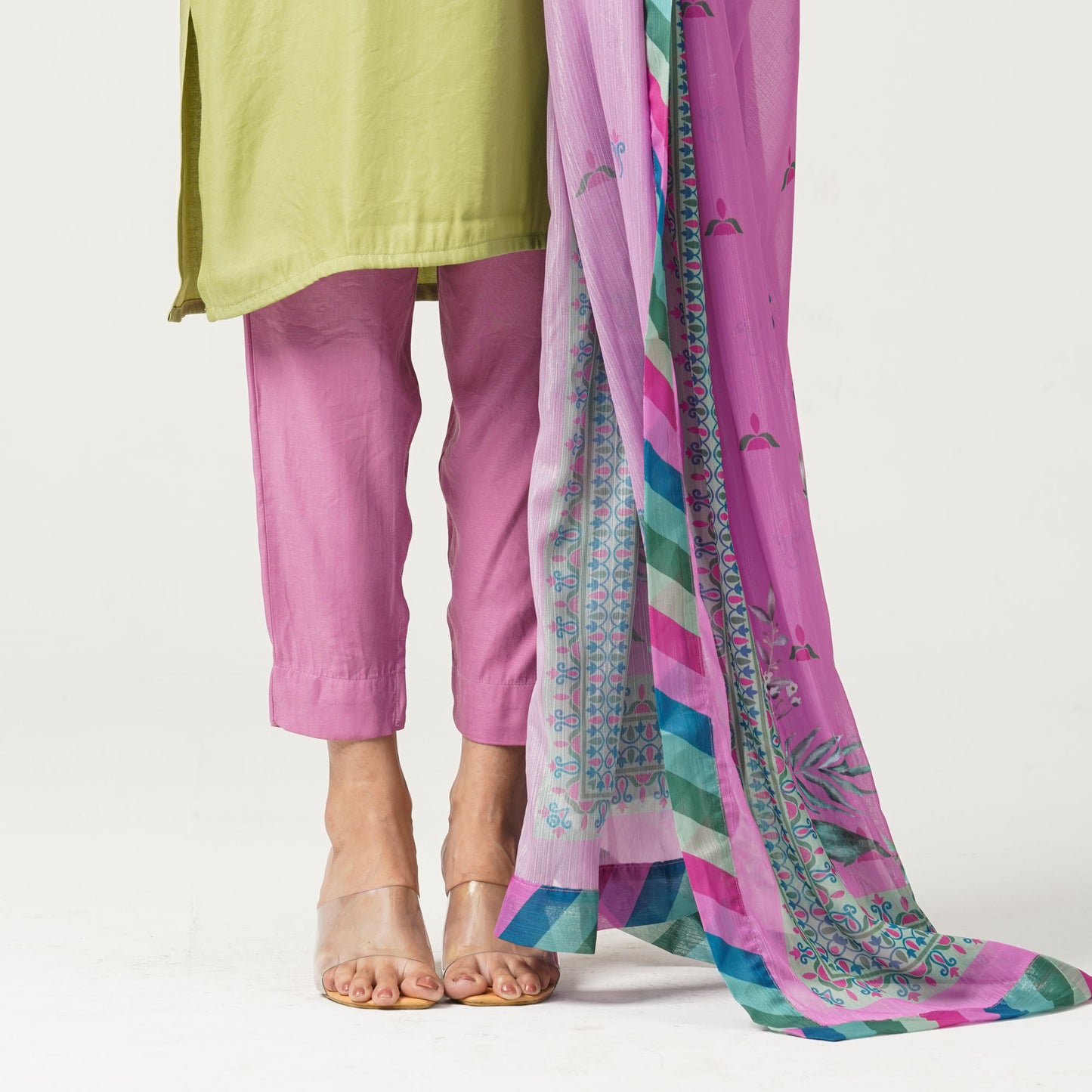 Women’s Mixed Silk Three Piece