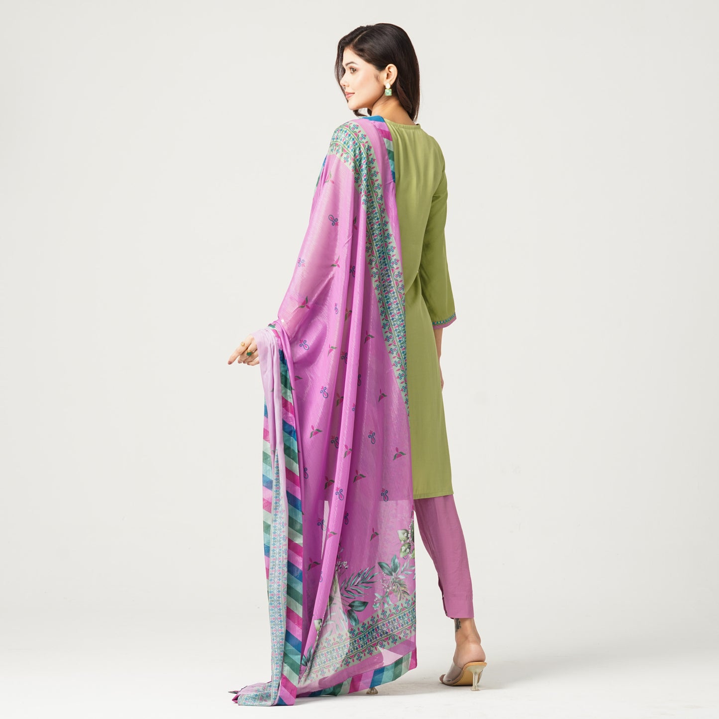 Women’s Mixed Silk Three Piece