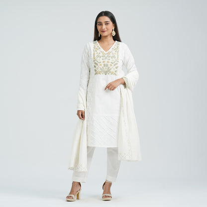 Women’s Blended Cotton Three Piece  Set