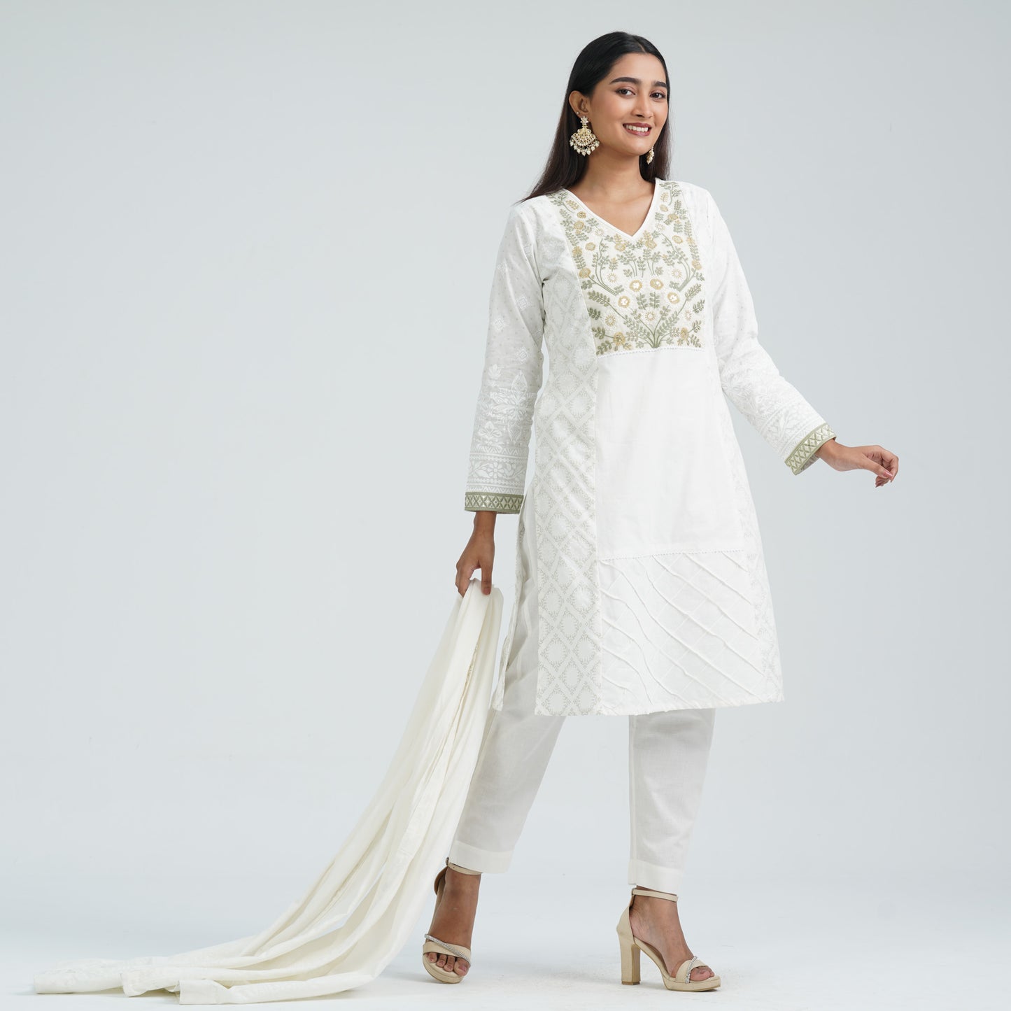 Women’s Blended Cotton Three Piece  Set