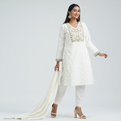 Women’s Blended Cotton Three Piece  Set