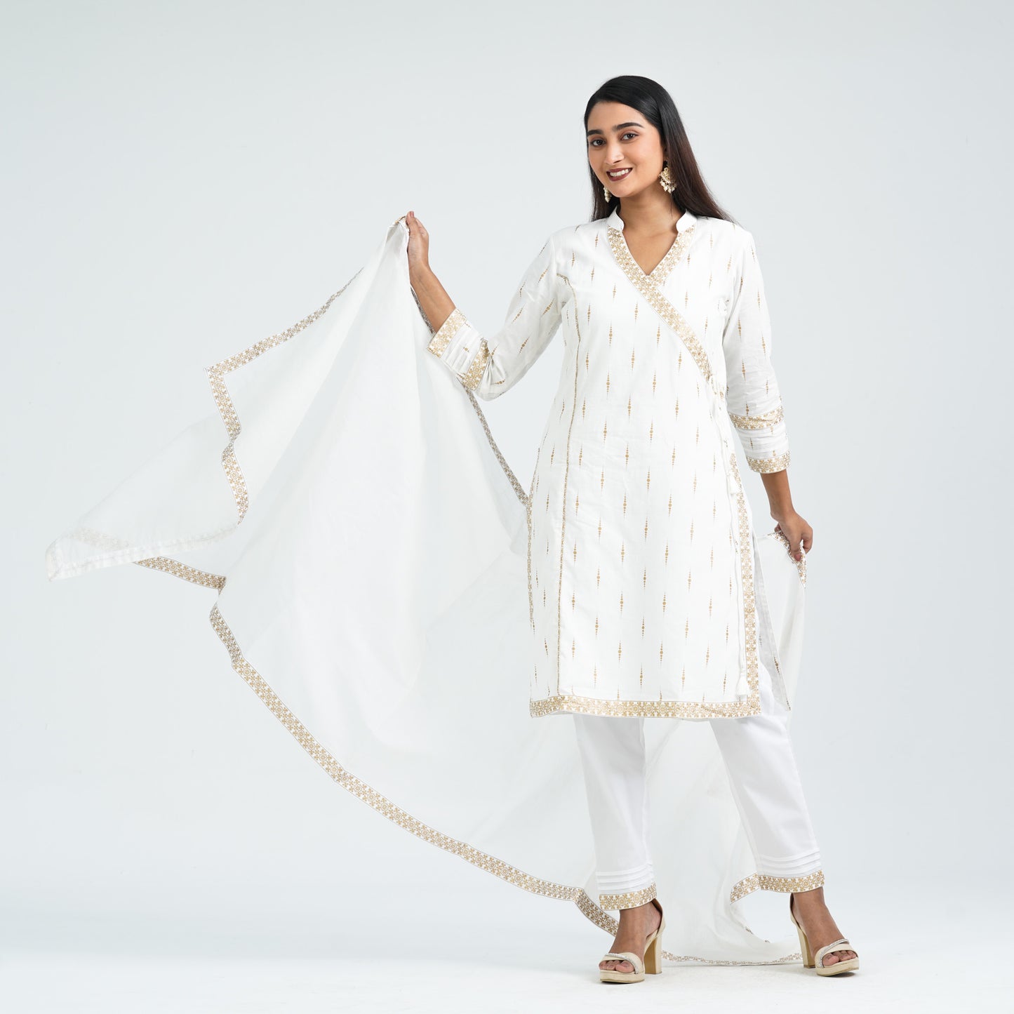 Women’s Blended Cotton Three Piece  Set