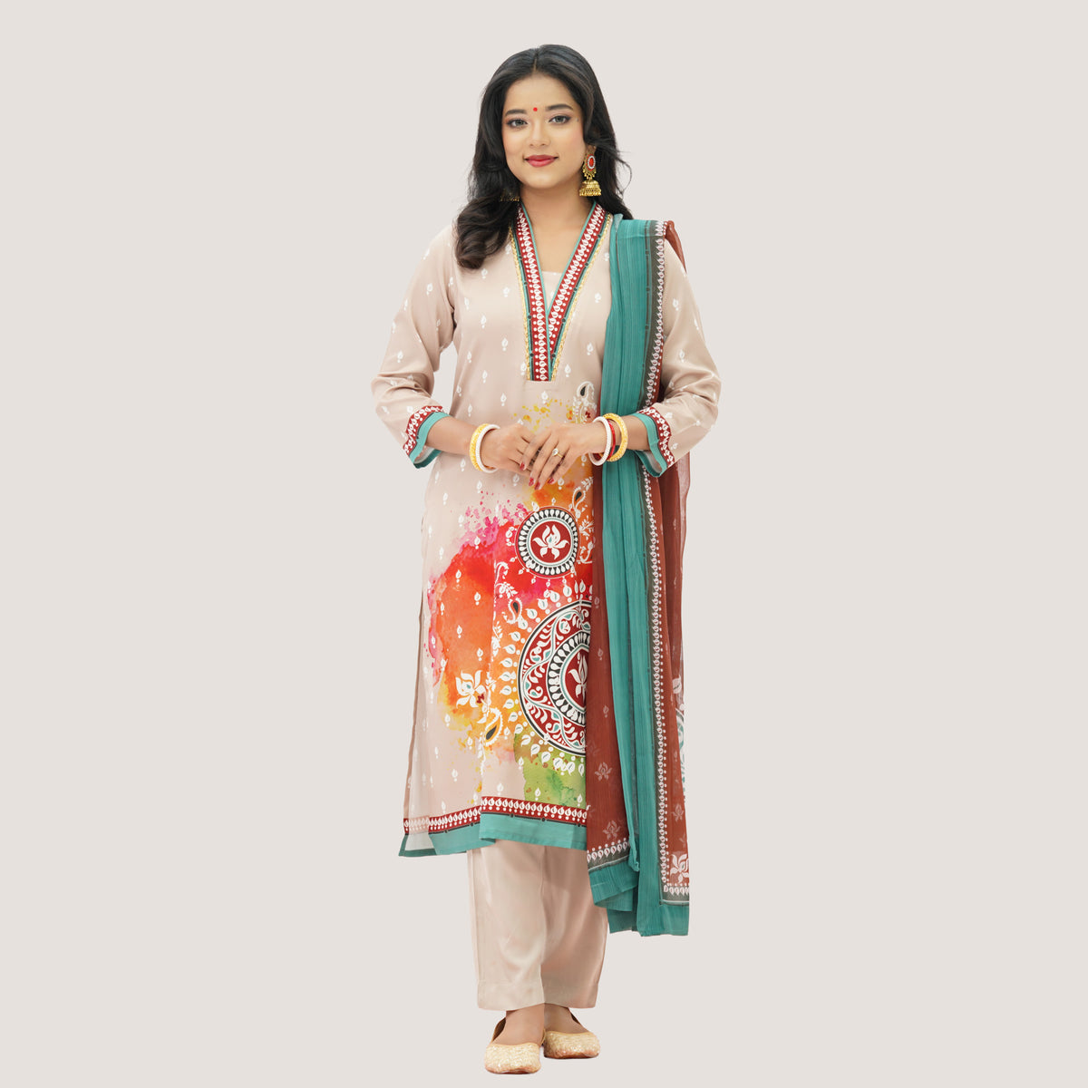 Womens Beige 3-Piece Set