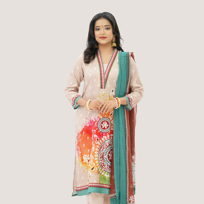 Womens Beige 3-Piece Set