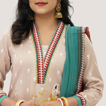 Womens Beige 3-Piece Set