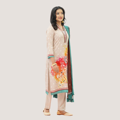 Womens Beige 3-Piece Set