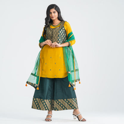 Women’s Silk Georgette Three Piece Set