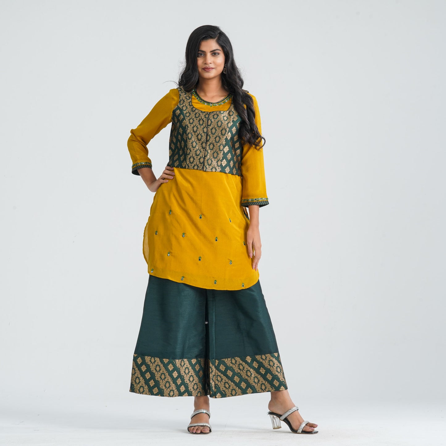 Women’s Silk Georgette Three Piece Set