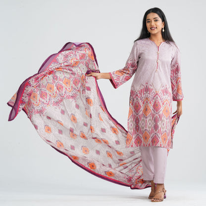 Women's Blended Silk Three Piece Set