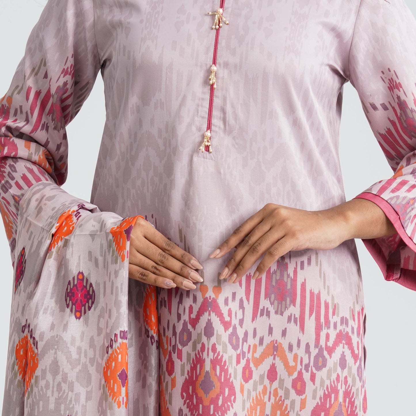 Women's Blended Silk Three Piece Set