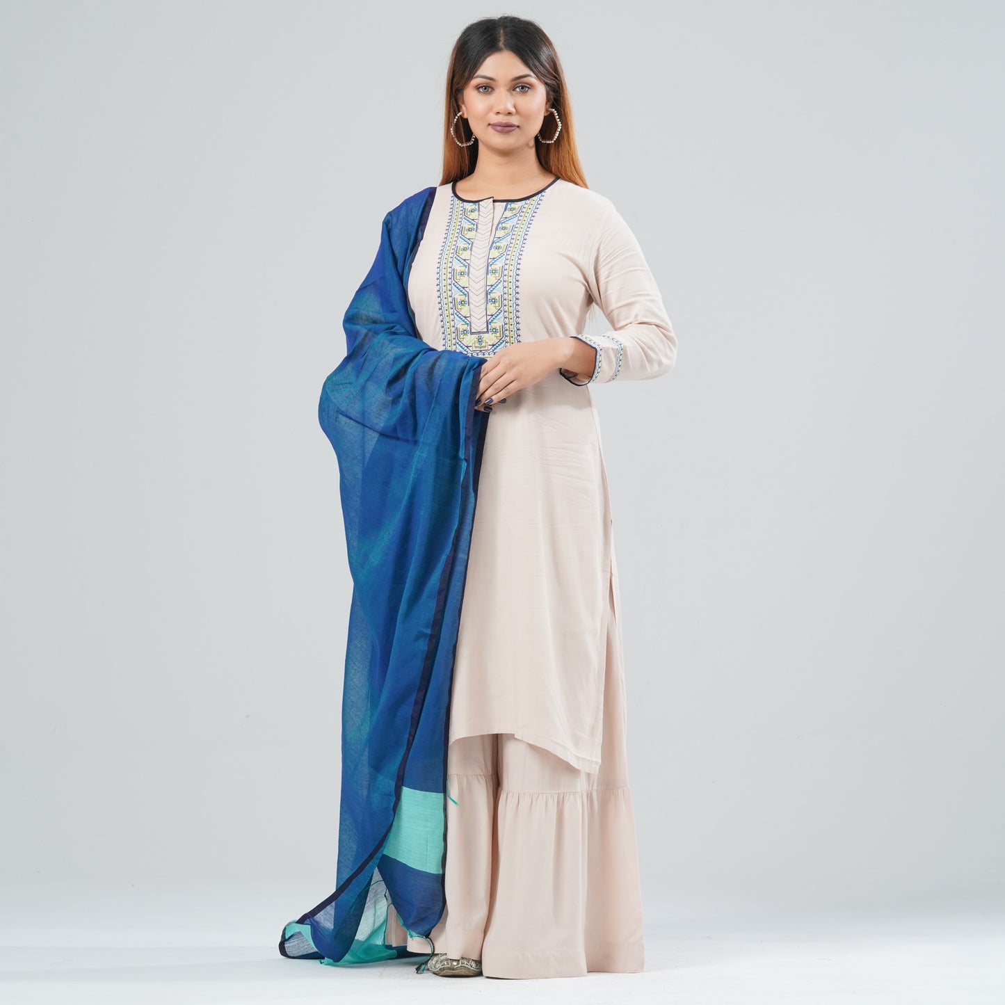 Women Cotton Three Piece Set