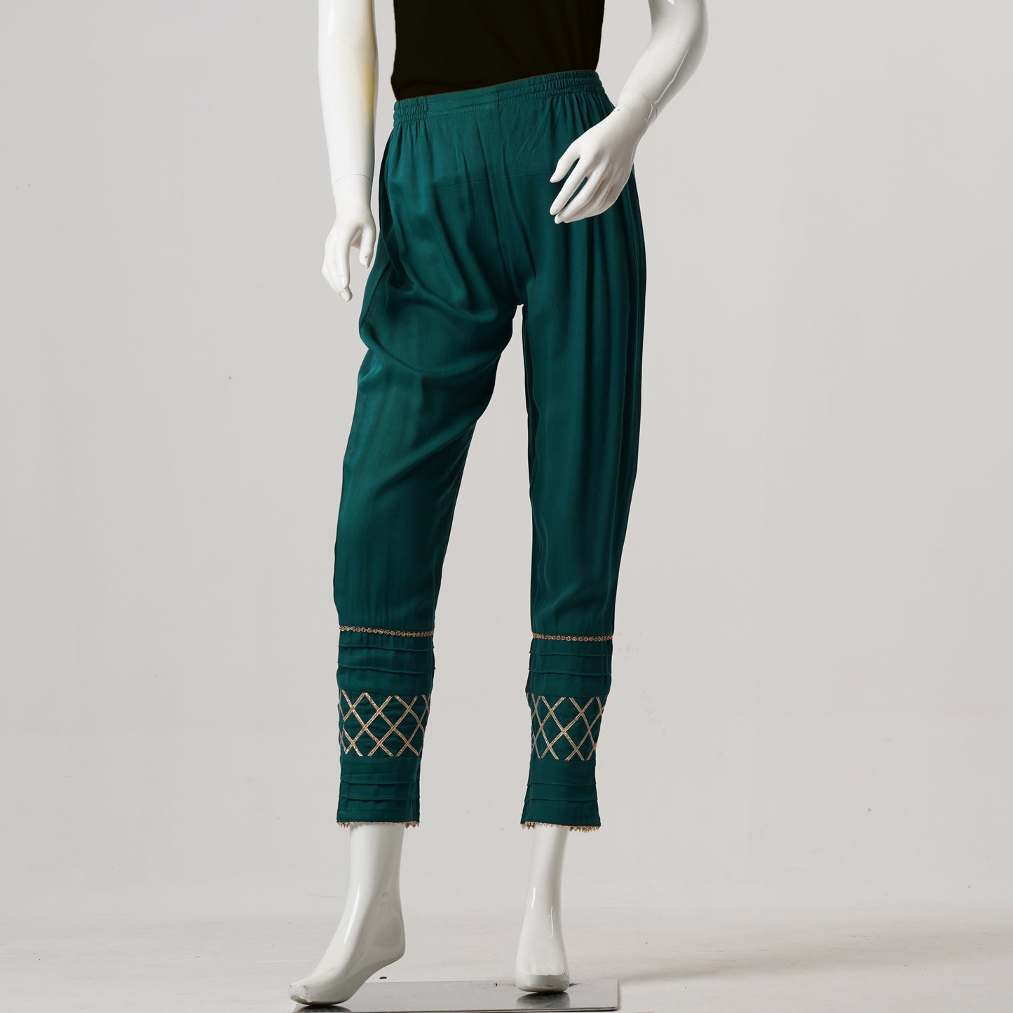 Womens Ethnic Bottom-Green