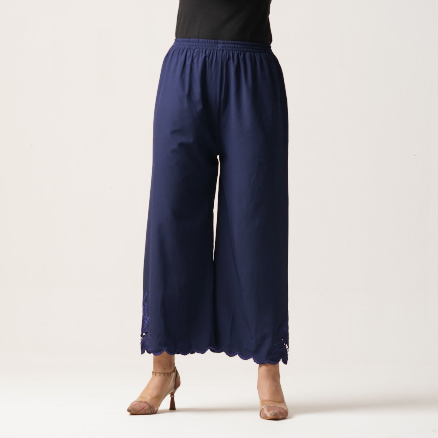 Womens Ethnic Bottom-Navy