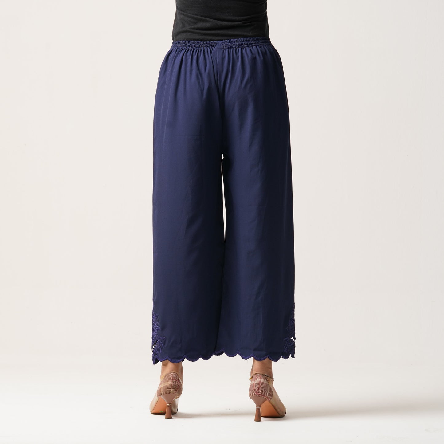 Womens Ethnic Bottom-Navy